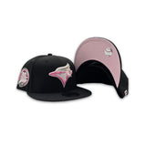 Black Toronto Blue Jays Pink Bottom 30th Anniversary Side Patch New Era 9Fifty Snapback