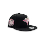 Black Toronto Blue Jays Pink Bottom 30th Anniversary Side Patch New Era 9Fifty Snapback