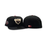 Black Chicago Cubs Gray Bottom 2025 Tokyo Series Side Patch New Era 59Fifty Fitted