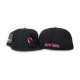 Black New York Knicks Gray Bottom 1998 All Star Weekend Side Patch New Era 59Fifty Fitted