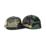 Camo New York Mets Black Visor Gray Bottom 50th Anniversary Side Patch New Era 59Fifty Fitted