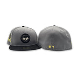 Storm Gray Chicago Cubs Black Visor Gray Bottom 1990 All Star Game Side Patch New Era 59Fifty Fitted
