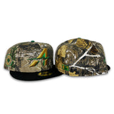 Real Tree Camo City Connect Houston Astros Black Visor Gray Bottom Houston Space City Side Patch New Era 59Fifty Fitted
