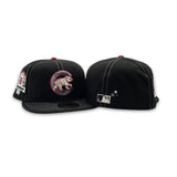 Black Stitched Chicago Cubs Gray Bottom 1990 All Star Game Side Patch New Era 59Fifty Fitted
