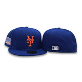 Royal Blue New York Mets Gray Bottom 1986 World Series Side Patch New Era 59Fifty Fitted