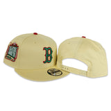 Soft Yellow Boston Red Sox Red Bottom 1999 All Star Game Side Patch New Era 9Fifty Snapback