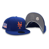 Royal Blue New York Mets Gray Bottom 1986 World Series Side Patch New Era 59Fifty Fitted