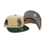 Vegas Gold Seattle Mariners Dark Green corduroy Visor Gray Bottom 30th Anniversary Side Patch New Era 59Fifty Fitted