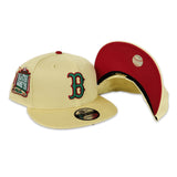 Soft Yellow Boston Red Sox Red Bottom 1999 All Star Game Side Patch New Era 9Fifty Snapback