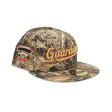 Real Tree Cleveland Guardians Gray Bottom Progressive Field Side Patch New Era 59Fifty Fitted