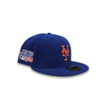 Royal Blue New York Mets Gray Bottom 1986 World Series Side Patch New Era 59Fifty Fitted