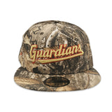Real Tree Cleveland Guardians Gray Bottom Progressive Field Side Patch New Era 59Fifty Fitted