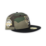 Camo New York Mets Black Visor Gray Bottom 50th Anniversary Side Patch New Era 59Fifty Fitted