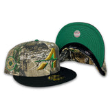 Real Tree Camo City Connect Houston Astros Black Visor Gray Bottom Houston Space City Side Patch New Era 59Fifty Fitted