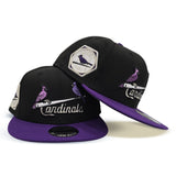 Black St. Louis Cardinals Purple Visor Gray Bottom 1931 World Series Side Patch New Era 9Fifty Snapback