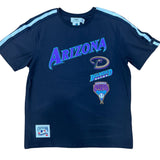 Black Arizona Diamondbacks Retro Classic SJ Striped T-Shirt