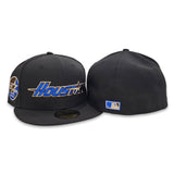 Black Houston Astros Gray Bottom 35 Great Years Side Patch New Era 59Fifty Fitted