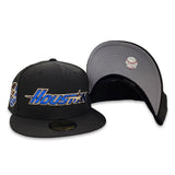 Black Houston Astros Gray Bottom 35 Great Years Side Patch New Era 59Fifty Fitted