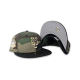 Camo New York Mets Black Visor Gray Bottom 50th Anniversary Side Patch New Era 59Fifty Fitted