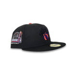 Black New York Knicks Gray Bottom 1998 All Star Weekend Side Patch New Era 59Fifty Fitted