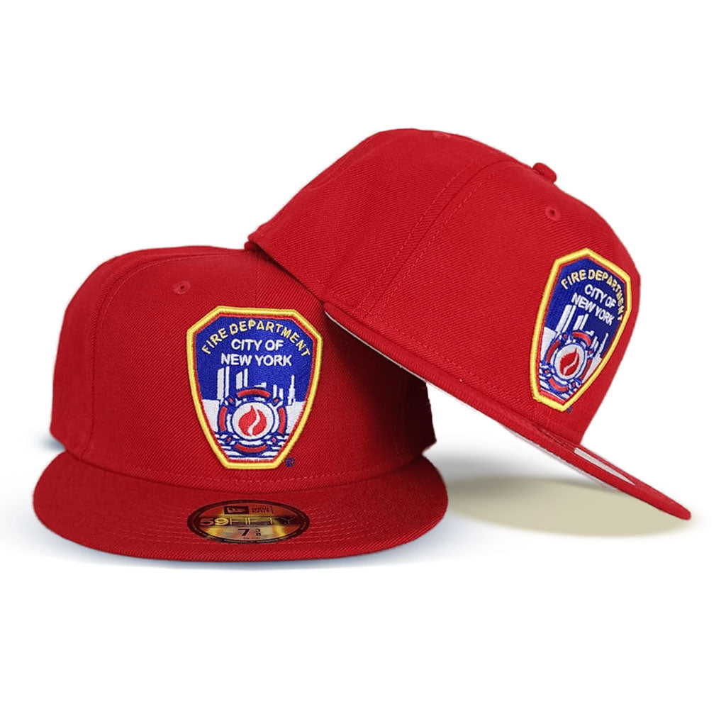 New Era Red Fire Department City of New York FDNY 77⁄8