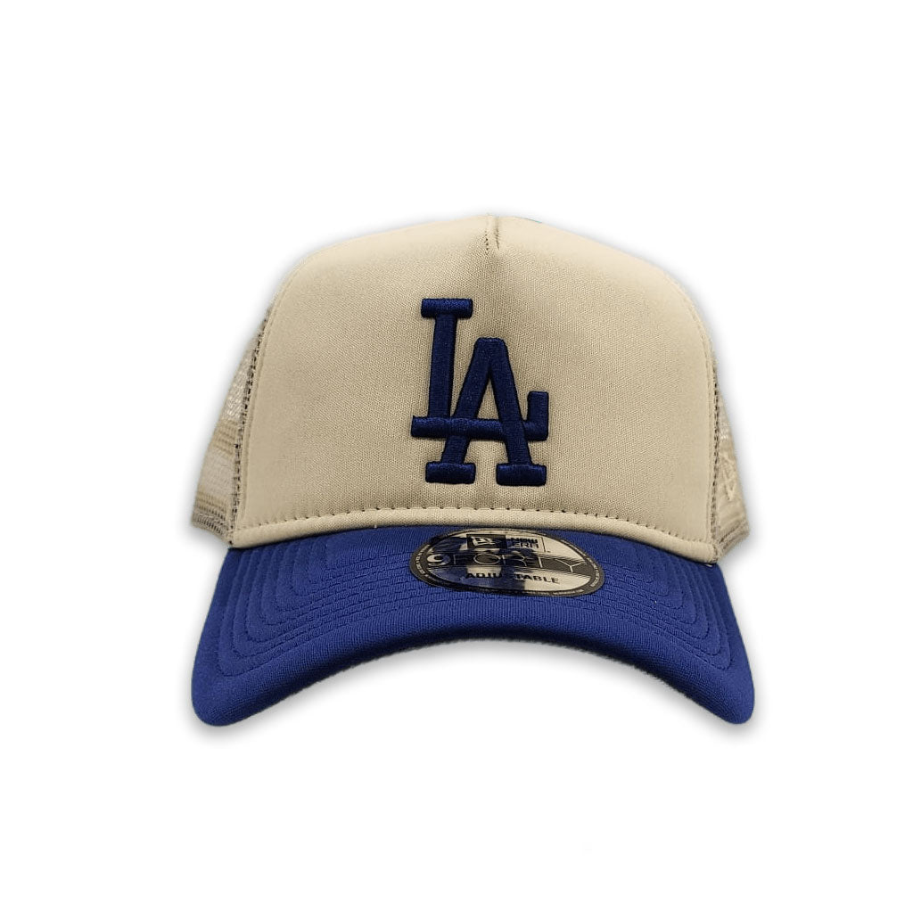 Los Angeles Dodgers New Era A-Frame Trucker 9FORTY Snapback