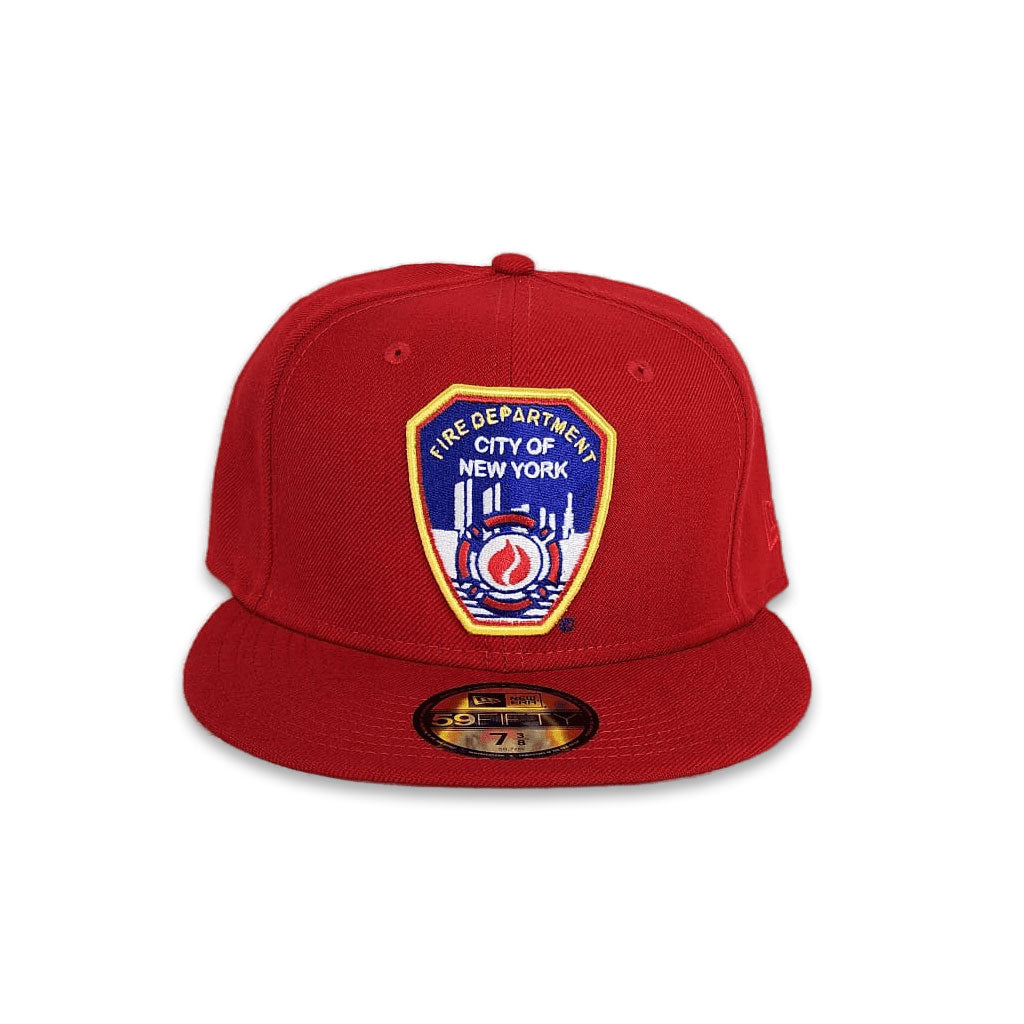 Red New York Yankees FDNY New Era Fitted Hat - Sports World