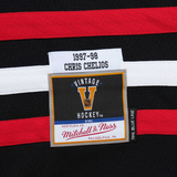 Mitchell & Ness Blue Line Chris Chelios Chicago Blackhawks 1997 Authentic Hockey Jersey