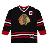 Mitchell & Ness Blue Line Chris Chelios Chicago Blackhawks 1997 Authentic Hockey Jersey