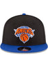 Black New York Knicks Royal Blue Visor Gray Bottom 2026 Finals Participation Side Patch New Era 9Fifty Snapback