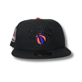 Black New York Knicks Gray Bottom 1998 All Star Weekend Side Patch New Era 59Fifty Fitted