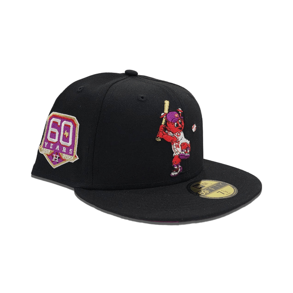 Black Houston Astros Orbit Grape Purple Bottom 60th Years Side patch N –  Exclusive Fitted Inc.
