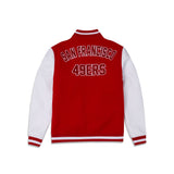 Red San Francisco 49ers New Era 3rd Down Wool Varsity Heavy Jacket