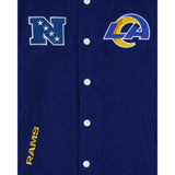 Royal Blue Los Angeles Rams New Era Wool Varsity Heavy Jacket