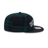 Wool Plaid New York Yankees Navy Blue Visor Gray Bottom New Era 59Fifty Fitted