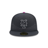 Graphite New York Mets New Era 2024 City Connect 59FIFTY Fitted Hat
