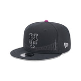 Graphite New York Mets New Era 2024 City Connect 9FIFTY Snapback Hat