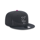 Graphite New York Mets New Era 2024 City Connect 9FIFTY Snapback Hat