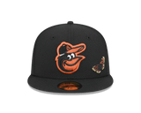 Black Felt Baltimore Orioles Gray Bottom New Era 59Fifty Fitted