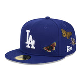 Royal Blue Felt Los Angeles Dodgers Gray Bottom New Era 59Fifty Fitted