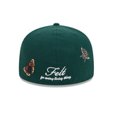 Green Felt Oakland Athletics Gray Bottom New Era 59Fifty Fitted