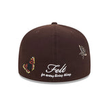 Brown Felt San Diego Padres Gray Bottom New Era 59Fifty Fitted