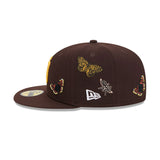 Brown Felt San Diego Padres Gray Bottom New Era 59Fifty Fitted