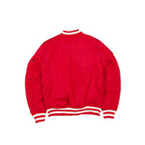 Red San Francisco 49ers Alpha Industries MA-1 New Era Bomber Jacket