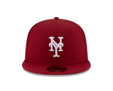 Brick Red New York Mets Gray Bottom "Brick By Brick" Side Patch New Era 59Fifty Fitted