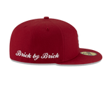 Brick Red New York Mets Gray Bottom "Brick By Brick" Side Patch New Era 59Fifty Fitted