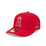 Red Los Angeles Angels GORE-TEX Pre Curved Brim Gray Bottom New Era 59Fifty Fitted