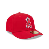 Red Los Angeles Angels GORE-TEX Pre Curved Brim Gray Bottom New Era 59Fifty Fitted