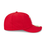 Red Los Angeles Angels GORE-TEX Pre Curved Brim Gray Bottom New Era 59Fifty Fitted