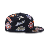 Navy Blue Houston Astros All Over Logo Gray Bottom 59FIFTY New Era Fitted